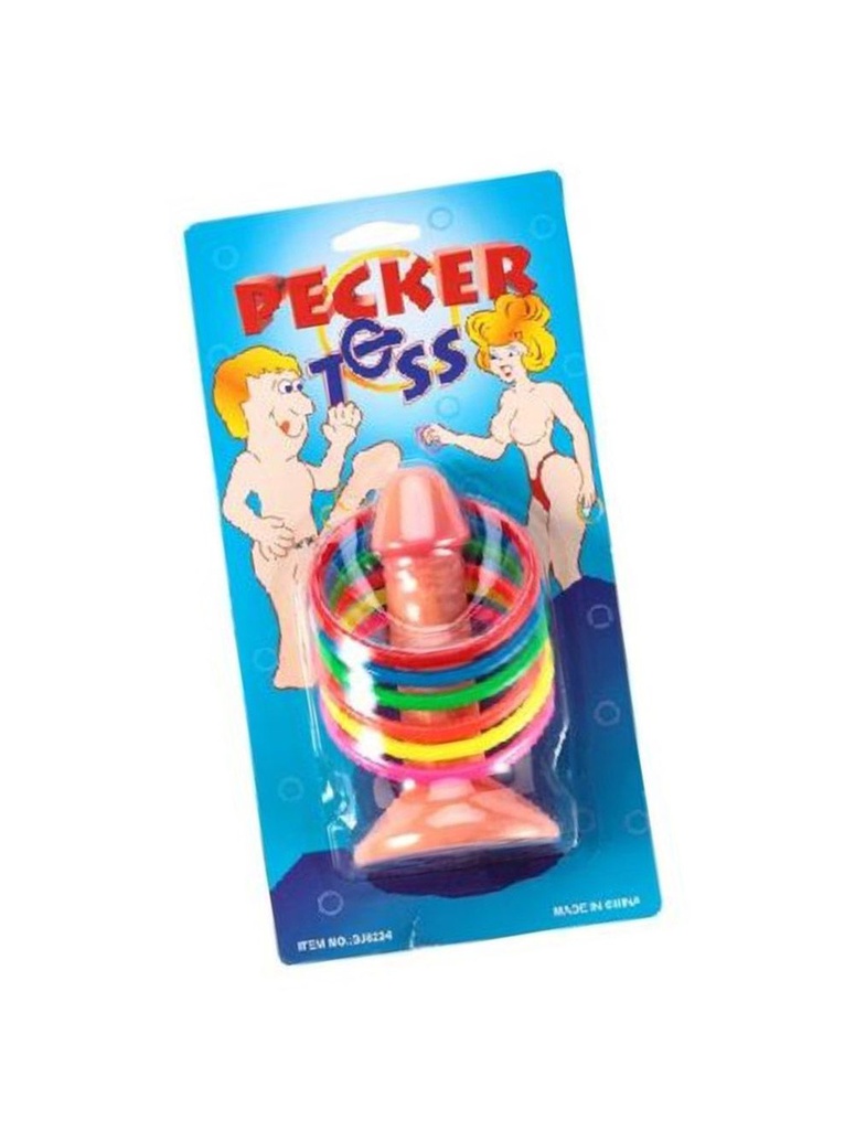 BROMA PECKER TOSS PENE CON AROS DE COLORES 
