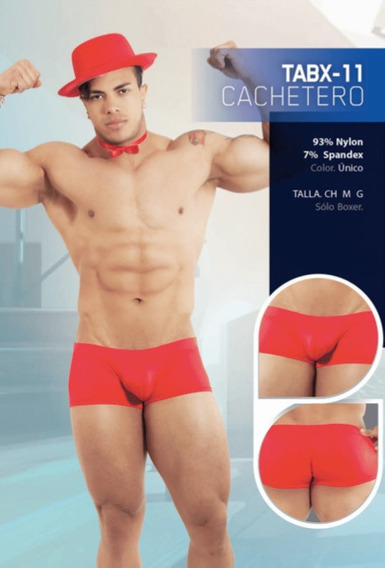 LENCERIA BOXER ROJO CORTO CACHETERO HOMBRE PRISCILA