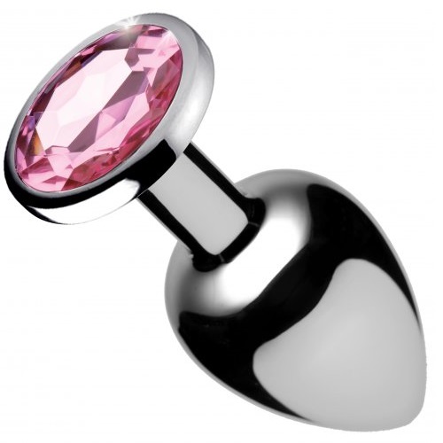 PLUG ANAL CROMADO REDONDO JOYA VARIOS COLORES