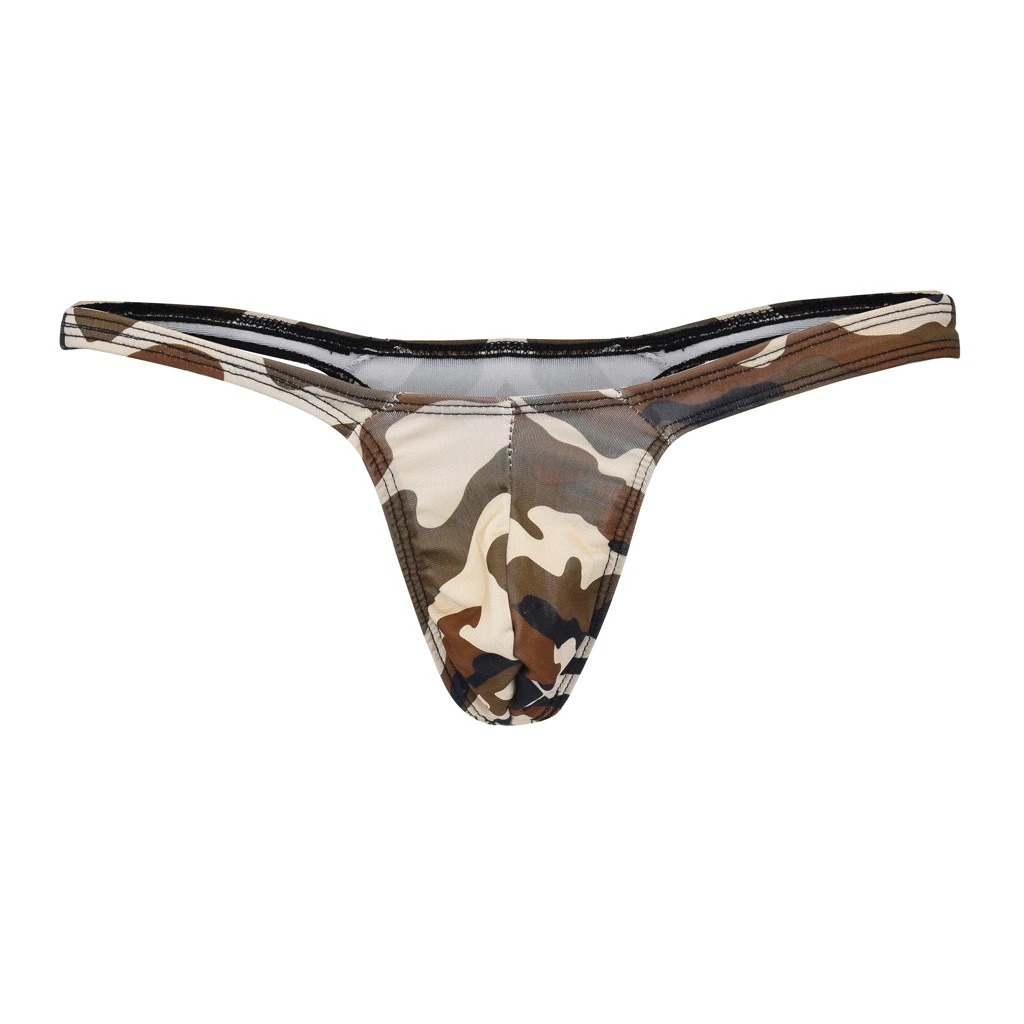 TANGA LENCERIA HOMBRE MILITAR