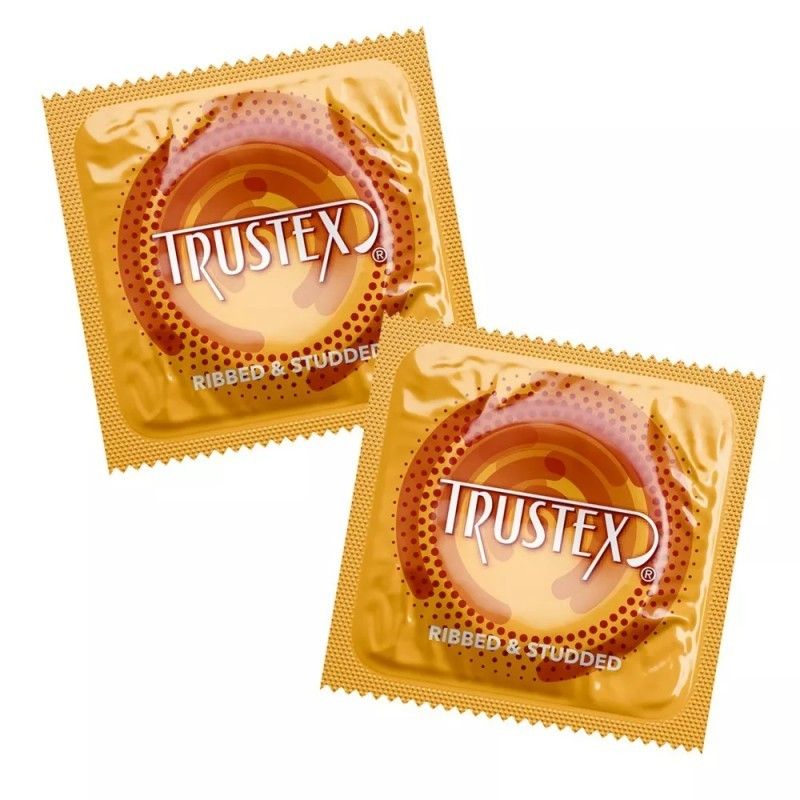 CONDONES TRUSTEX RIBBED &amp; STUDDED