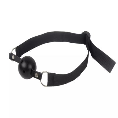 SIMPLE BLACK BALL GAG