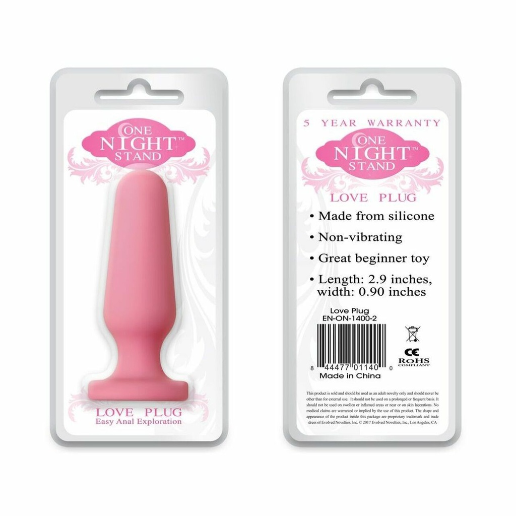 PLUG ANAL LOVE PLUG ONE NIGHT STAND ROSA