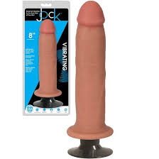 VIBRADOR JOCK 8&quot; LATTE CON BASE