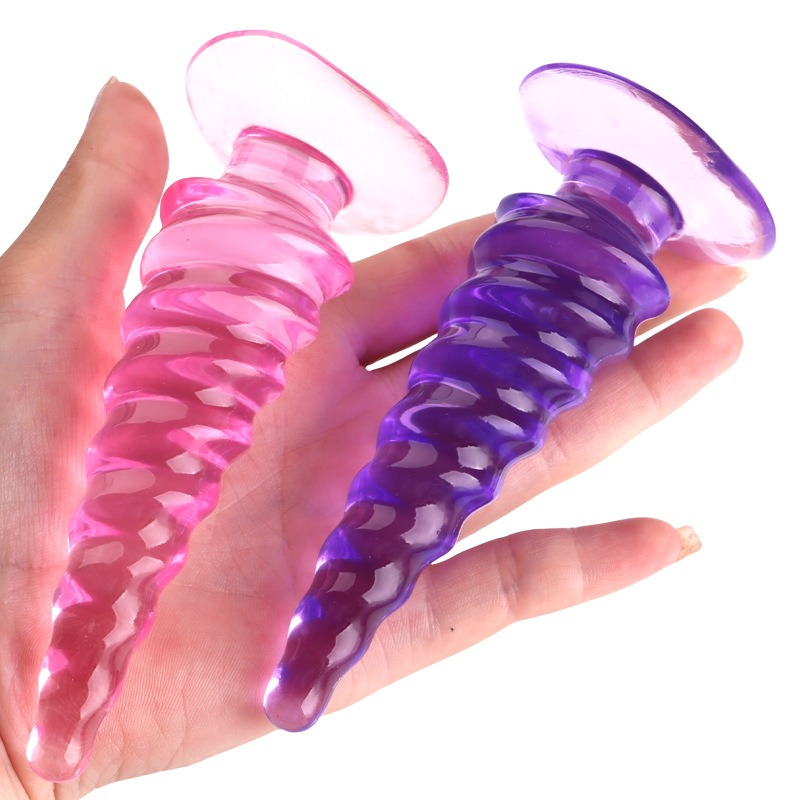 PLUG ANAL UNICORNIO ESPIRAL JELLY