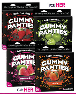 ROPA COMESTIBLE INTERIOR GUMMY PANTIES VARIOS SABORES