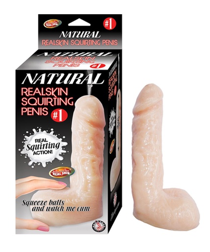 [VAR2759] DILDO NATURAL REALSKIN SQUIRTING PENIS #1 CON BOLAS