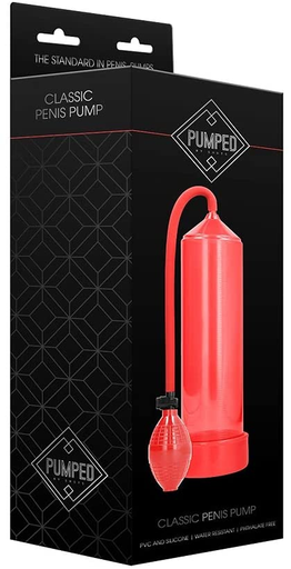 [PMP001RED] BOMBA PUMPED BY SHOTS RED CLASSIC PENIS PUMP