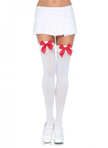 [ME7000BL] LENCERIA MOÑO TANIA COLOR BLANCA
