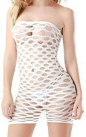 [ANSLA001BLA] LENCERIA VESTIDO RED LOVE BLANCO