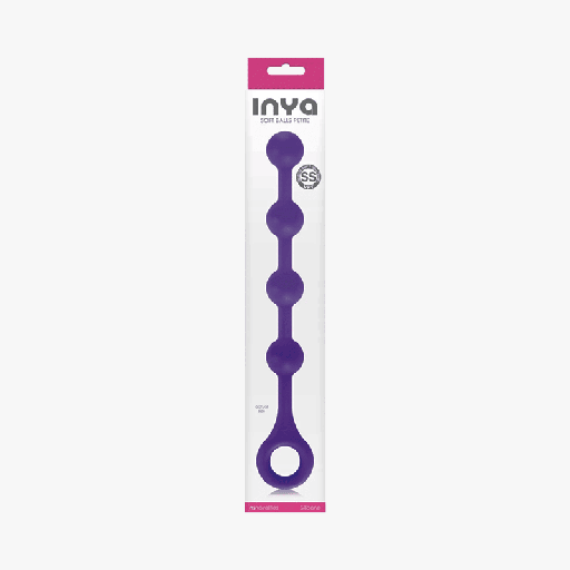 [NSN055205] PLUG ANAL INYA SOFT BALLS PETITE COLOR MORADO 
