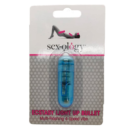 [HPD2638] BULLET VIBRATOR BALA SEXOLOGY ECSTASY LIGHT UP BULLET