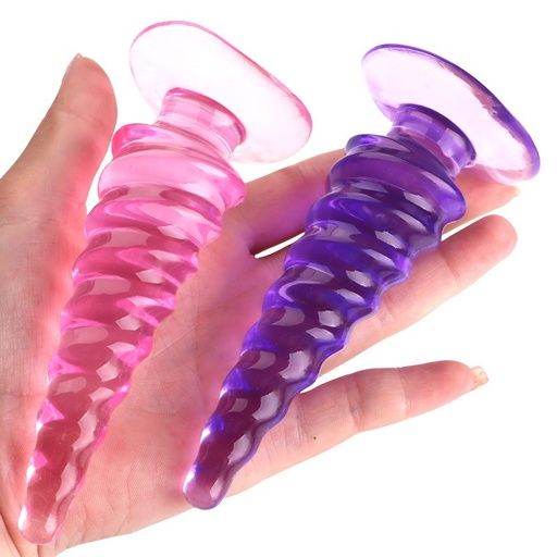 [PLUGUNIC] PLUG ANAL UNICORNIO ESPIRAL JELLY