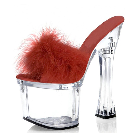 [ZAPPEL] ZAPATILLA ROJA CON PELUCHE BAILARINA