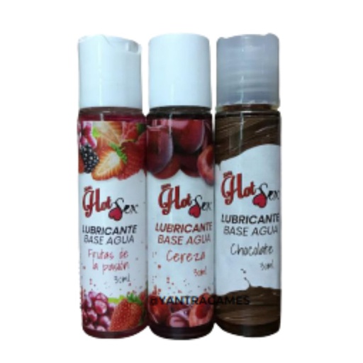 [HS1163] LUBRICANTE HOT SEX BASE AGUA COMESTIBLE 60 ML