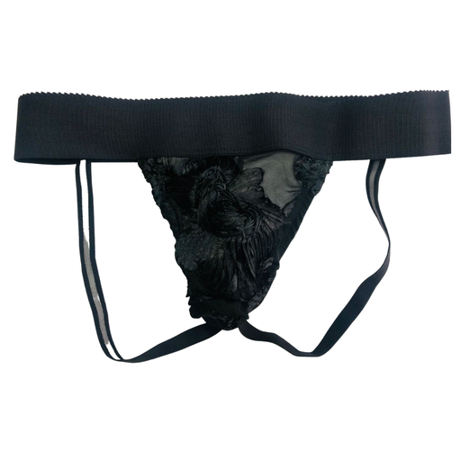 [TASUSP2] SUSPENSORIO DELUXE ENCAJE NEGRO