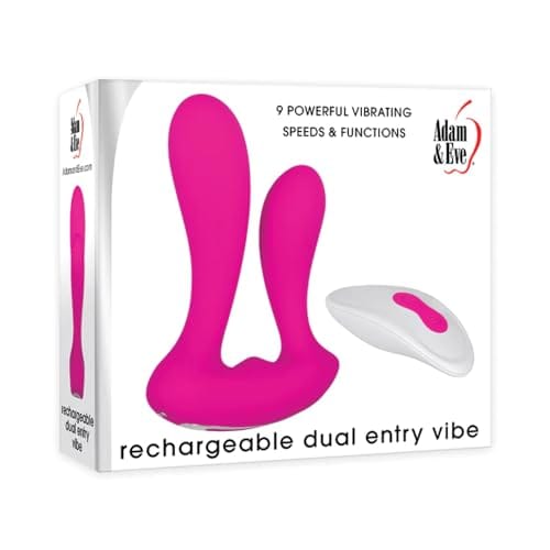 [E5046200] VIBRADOR DUAL CON CONTROL RECARGABLE  ADAM&amp;EVE