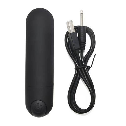 [S1601] BALA VIBRADORA 10 VELOCIDADES USB NEGRA