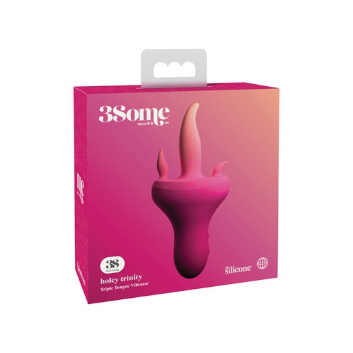 [PD495912] VIBRADOR TRIPLE ESTIMULACION THREESOME HOLEY TRINITY