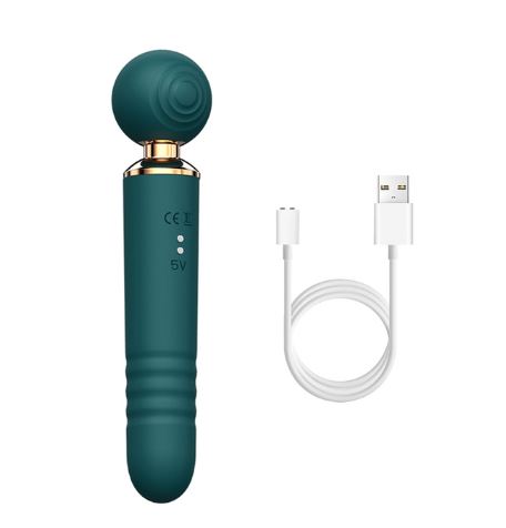 [2023020] VIBRADOR TRIPLE FUNCION PISTON, SUCCION, RECARGABLE