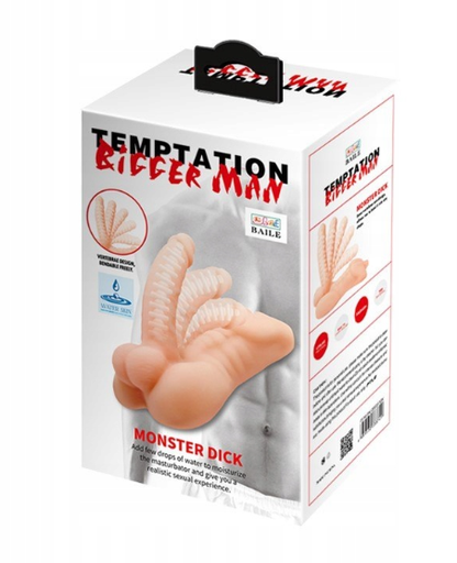 [BW008107GK] TORSO CON DILDO TEMPTATION BIGGER MAN