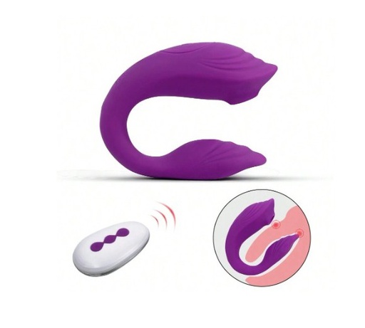 [SJ0042] VIBRADOR DOBLE ESTIMULACION CON AIR PULSE