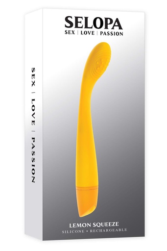 [SLRS33112] VIBRADOR PUNTO G RECARGABLE SELOPA LEMON