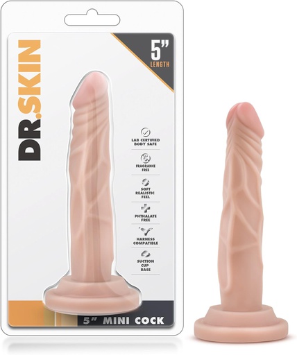 [BL13613] DILDO REALISTA SUAVE MINI VAINILLA 5&quot;
