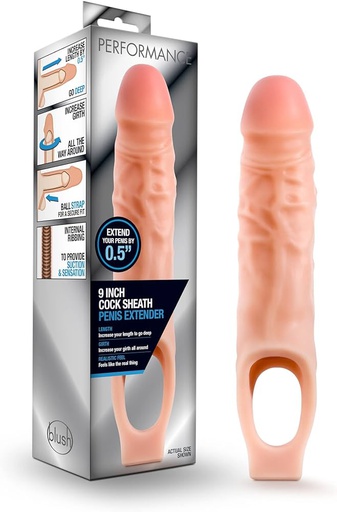 [BL26583] FUNDA PARA PENE 9&quot; BLUSH PERFORMANCE SHEATH
