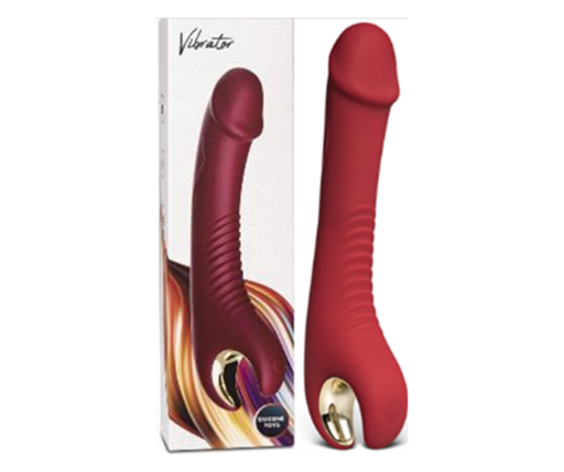 [USKV21] VIBRADOR RED SHAPE CON ROTACION RECARGABLE