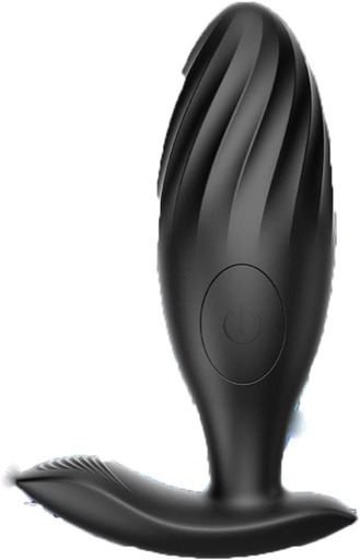 [BP1101] PLUG ANAL VIBRADOR TEXTURIZADO CON CONTROL