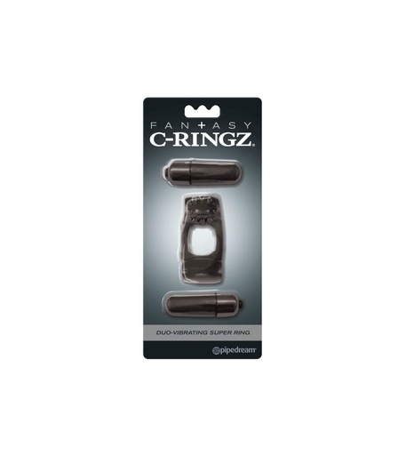 [PD596323] ANILO FANTASY C RINGZ DUO VIBRATING SUPER RING