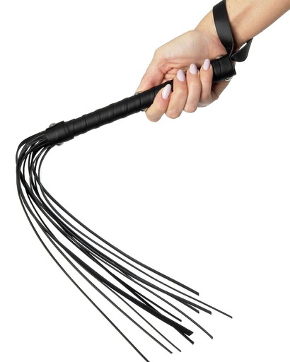 [VAR0155] BDSM LATIGO DE PIEL SINTETICA NEGRO