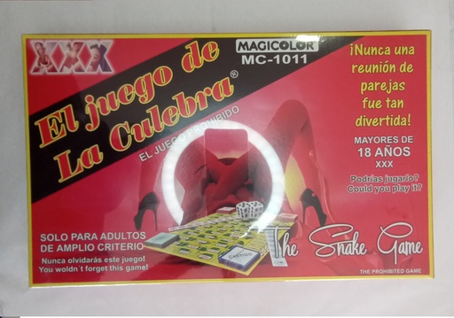 [SA1306] JUEGO DE MESA EL JUEGO DE LA CULEBRA JUEGO PROHIBIDO