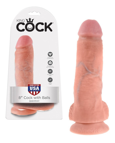 [PD550721] DILDO KING COCK 8&quot; COCK WITH BALLS