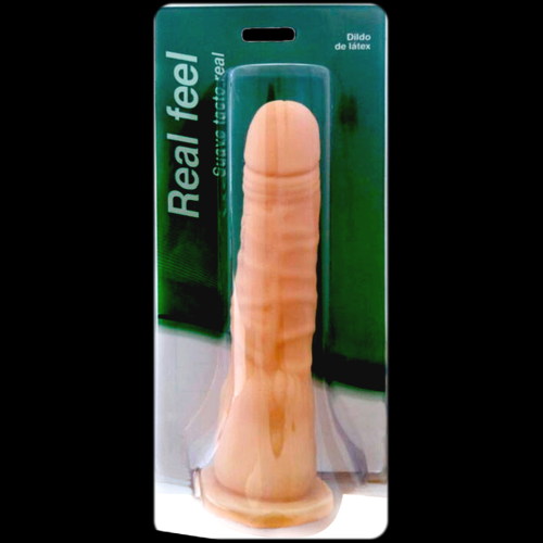 [NACNRF] DILDO MACIZO NACIONAL REAL FEEL SUAVE BLISTER VERDE