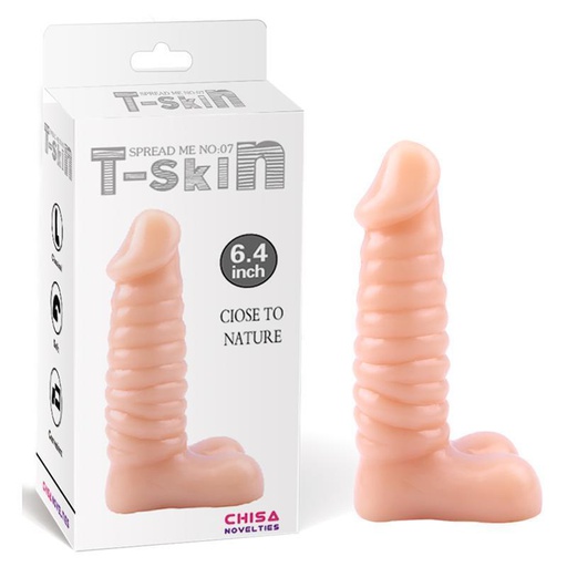 [CN103012221] DILDO T-SKINSPREAD ME NO. 07, 6.5&quot;