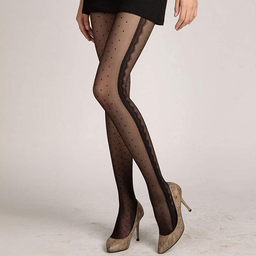 [ME7011] LENCERIA PANTIMEDIA LACEWORK