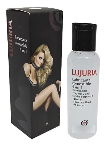 [LUB5501] LUBRICANTE GEL COMESTIBLE LUJURIA 4 EN 1 60 ML