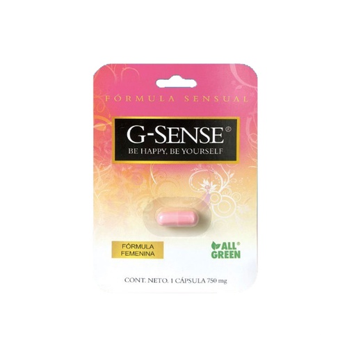 [GSENSE] PASTILLA G SENSE PARA MUJER ESTIMULANTE