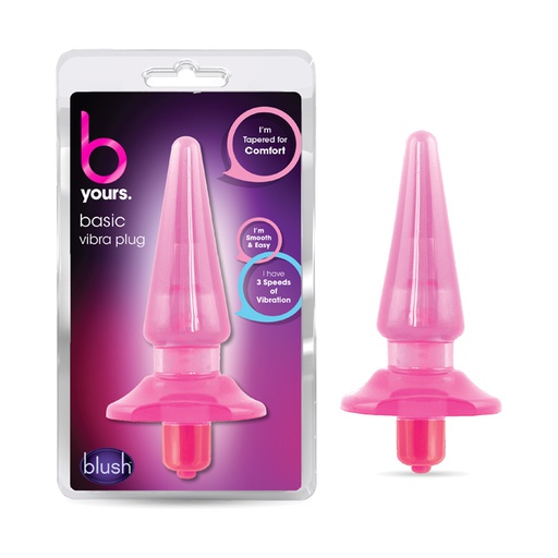 [BL10500] PLUG ANAL BYOURS BASIC VIBRA PLUG COLOR ROSA