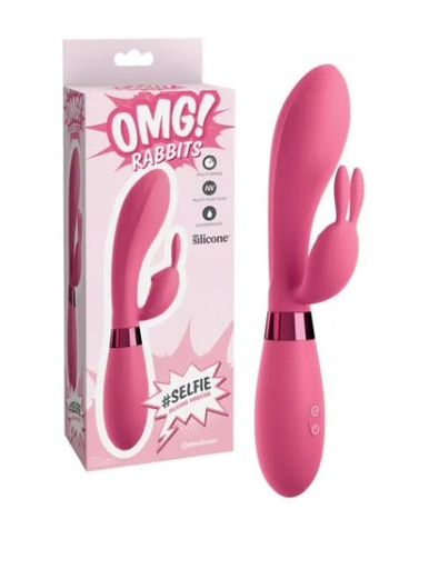 [PD178200] VIBRADOR OMG RABBITS SELFIE DE SILICON