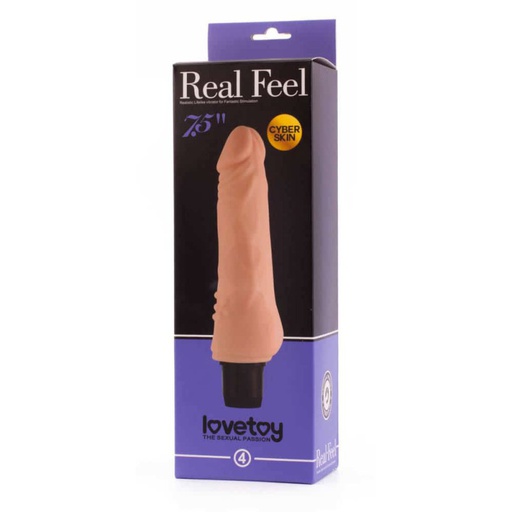 [LV1004] VIBRADOR REAL FEEL CYBER SKIN #4 7.5&quot;